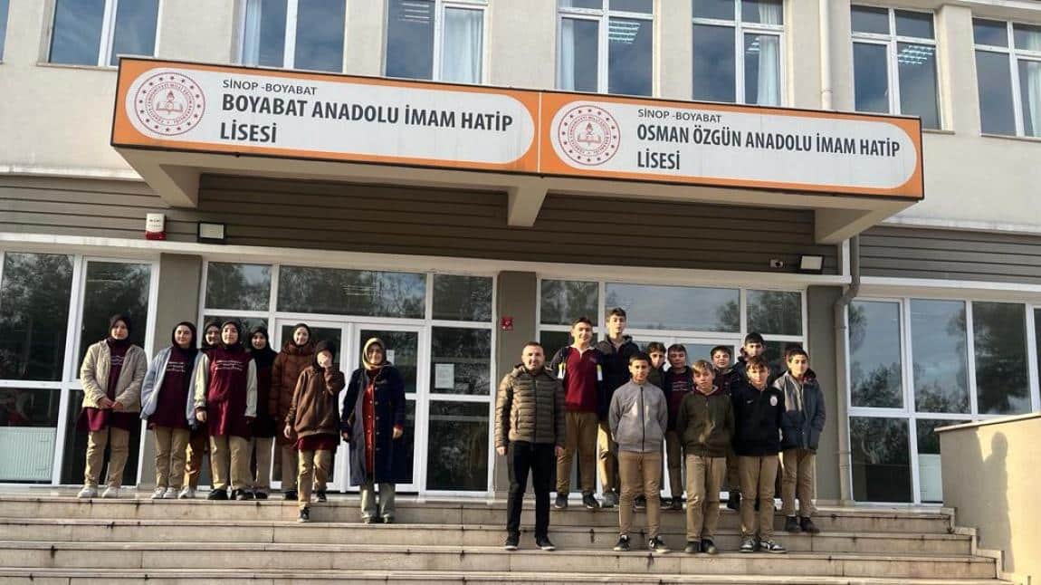 Boyabat Anadolu İmam-Hatip Lisesi Ziyaretimiz
