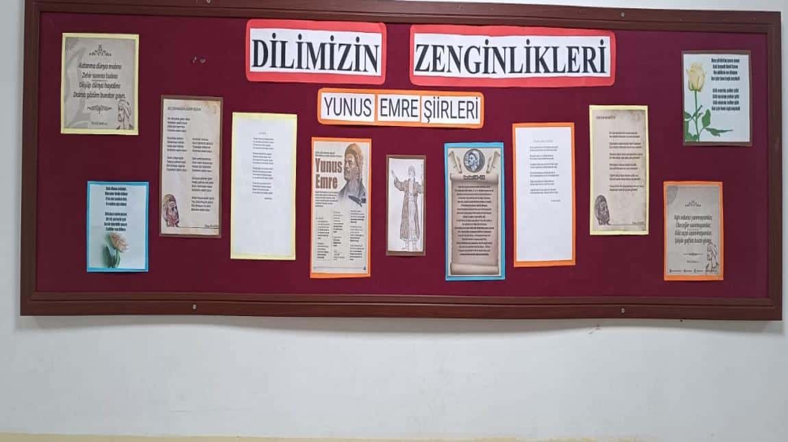 DİLİMİZİN ZENGİNLİKLERİ PROJESİ :YUNUS EMRE ŞİİRLERİ 